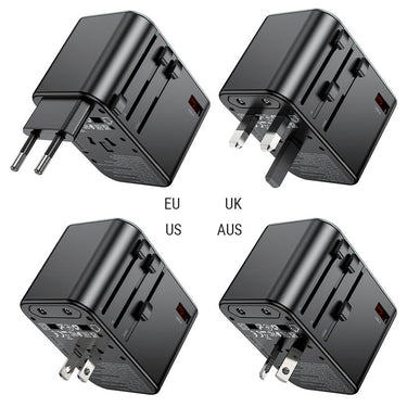 Hoco AC17 Supporter three-port PD65W(2C1A) universal conversion charger